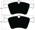 Porterfield Brake Pads for 2013 MERCEDES-BENZ GL550 w/373mm Front Rotor