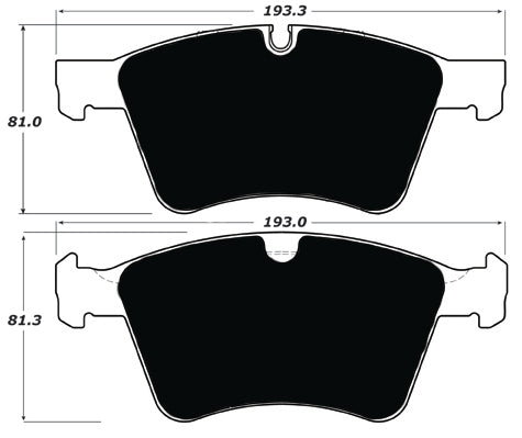 Porterfield Brake Pads for 2010 MERCEDES-BENZ GL320 w/373mm Front Rotor