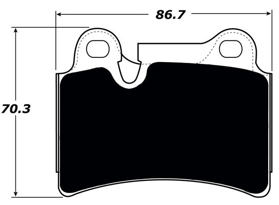Porterfield Brake Pads for 2009 VOLKSWAGEN TOUAREG 2 V8 4.2L w/330mm Front Discs