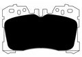 Porterfield Brake Pads for 2011 LEXUS LS 460