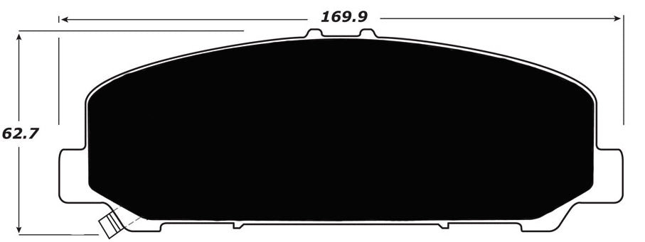 Porterfield Brake Pads for 2007 INFINITI QX56