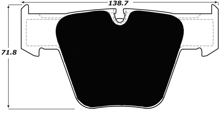 Porterfield Brake Pads for 2009 MERCEDES-BENZ S63 AMG - w/Iron Discs