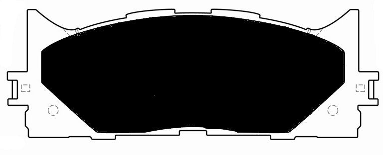 Porterfield Brake Pads for 2016 LEXUS ES 350