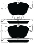 Porterfield Brake Pads for 2007 BMW X5 xDrive30i