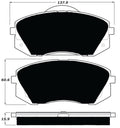 Porterfield Brake Pads for 2010 HYUNDAI TUCSON FWD