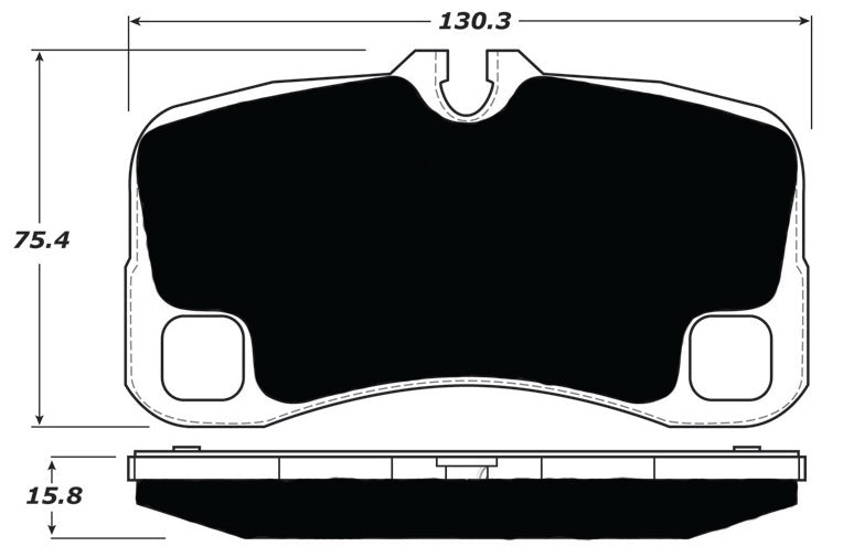 Porterfield Brake Pads for 2012 PORSCHE 911 Turbo w/Iron Discs