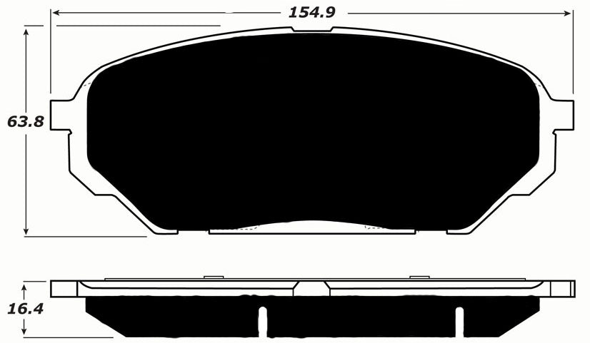 Porterfield Brake Pads for 2012 HYUNDAI VERACRUZ