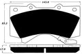 Porterfield Brake Pads for 2016 TOYOTA LANDCRUISER