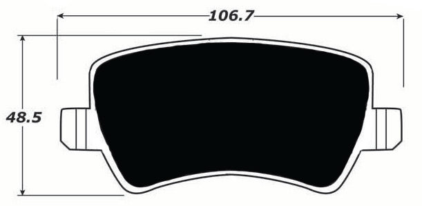 Porterfield Brake Pads for 2014 VOLVO S60 w/ 316mm Front DISC (Cross Country Models)