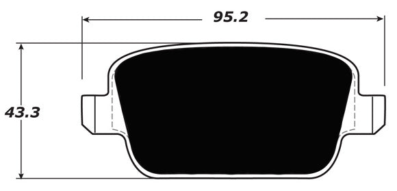 Porterfield Brake Pads for 2009 VOLVO S80 Fwd 300mm Front Disc w/Manual PB