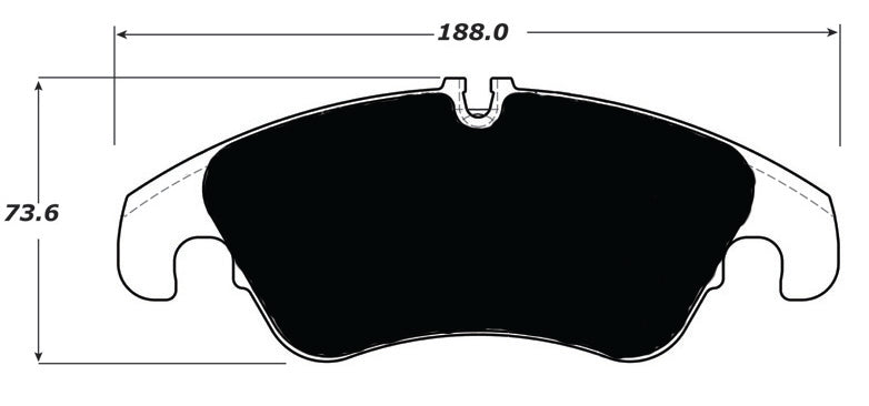 Porterfield Brake Pads for 2012 AUDI A7/A7 Quattro 320mm Front Disc