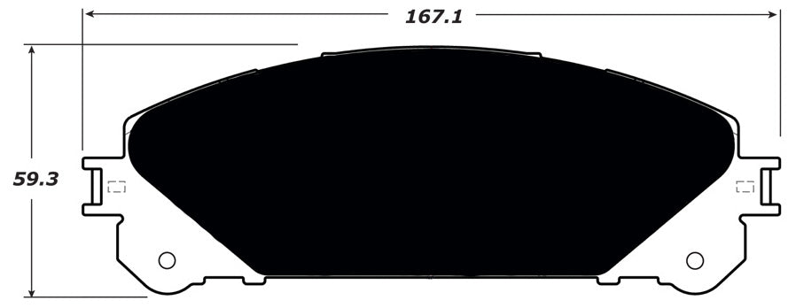 Porterfield Brake Pads for 2010 TOYOTA HIGHLANDER