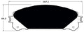 Porterfield Brake Pads for 2011 LEXUS RX 400H Hybrid
