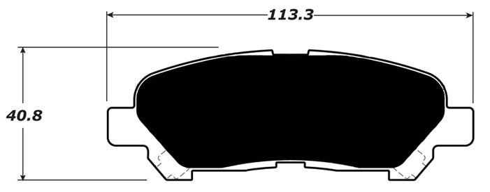 Porterfield Brake Pads for 2010 TOYOTA HIGHLANDER