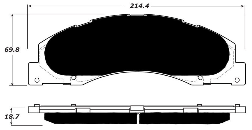 Porterfield Brake Pads for 2011 FORD E150, ECONOLINE