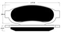 Porterfield Brake Pads for 2011 FORD F450 Superduty Pickup