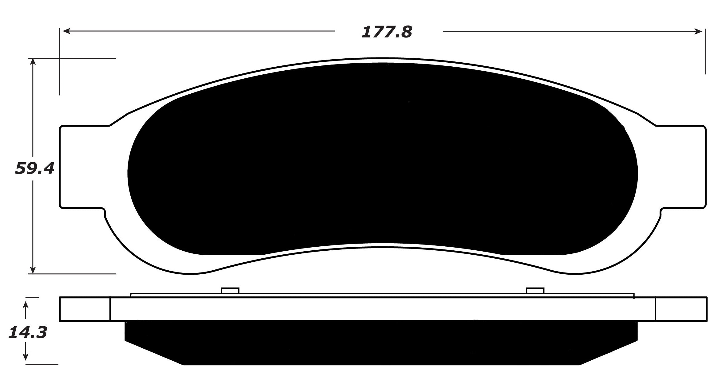Porterfield Brake Pads for 2011 FORD F450 Superduty Pickup