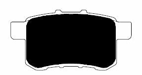 Porterfield Brake Pads for 2008 HONDA ACCORD Coupe EX-L