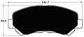 Porterfield Brake Pads for 2013 SUZUKI KIZASHI