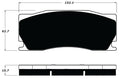 Porterfield Brake Pads for 2010 JAGUAR XKR S w/Alcon Brake Pkg.