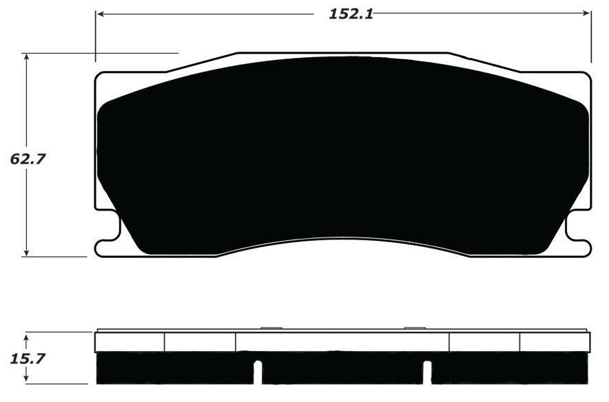 Porterfield Brake Pads for 2013 JAGUAR XKR w/Alcon Brake Pkg.