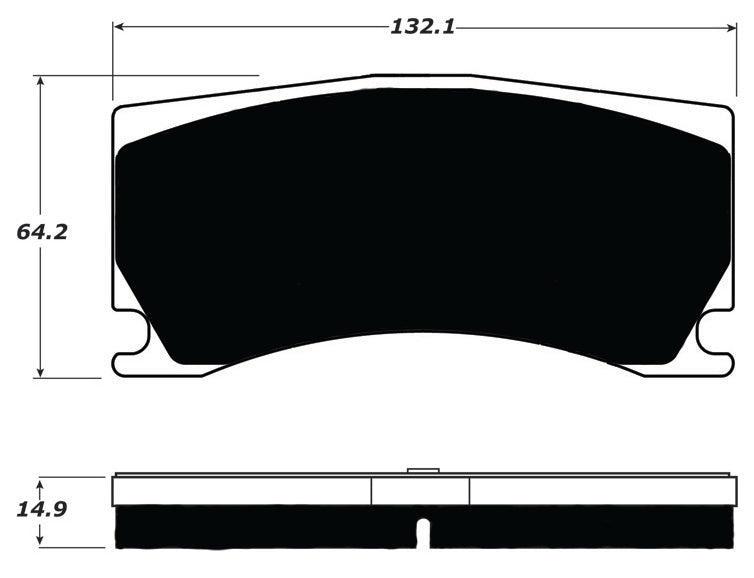 Porterfield Brake Pads for 2008 JAGUAR XKR w/Alcon Brake Pkg.