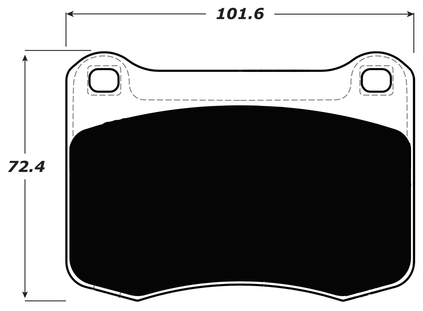 Porterfield Brake Pads for 2008 LEXUS IS F