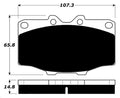 Porterfield Brake Pads for 1979 TOYOTA Pickup 4WD