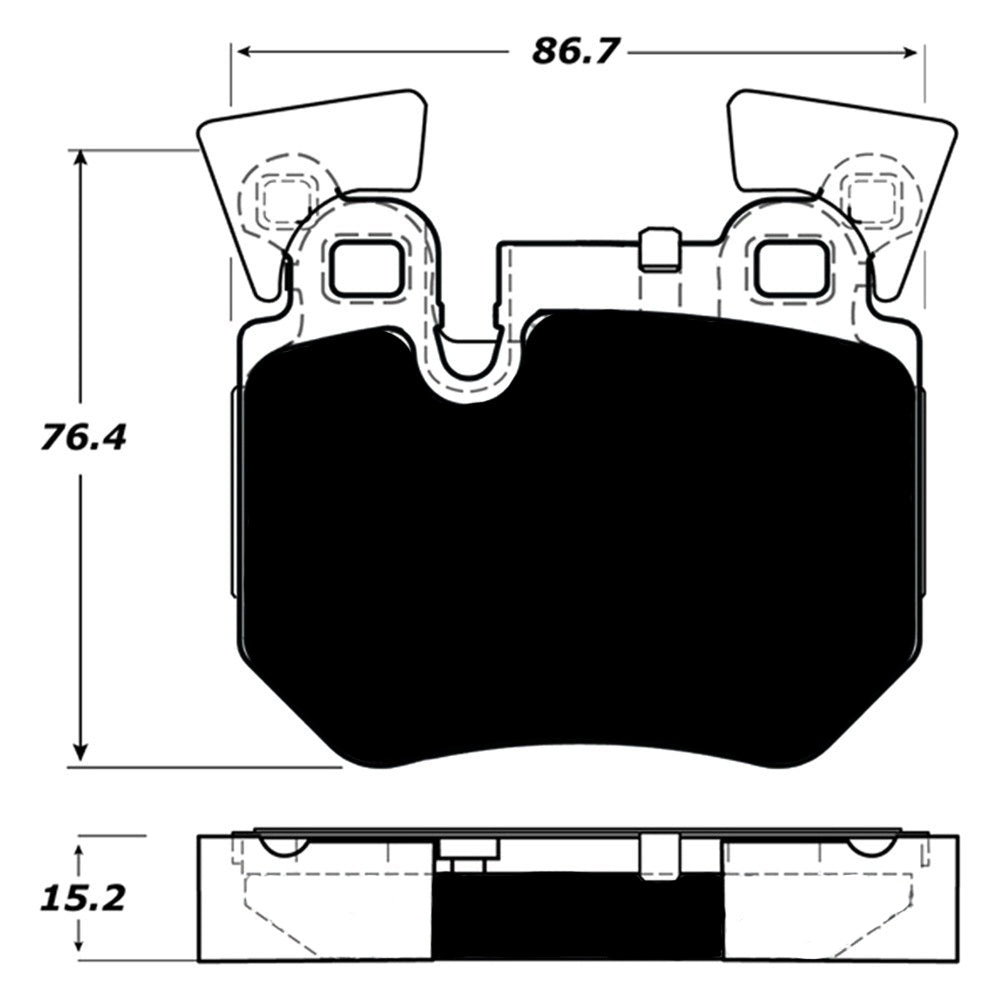 Porterfield Brake Pads for 2008 BMW 135i