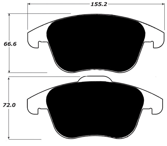 Porterfield Brake Pads for 2019 VOLKSWAGEN PASSAT