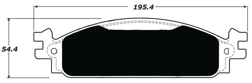 Porterfield Brake Pads for 2009 LINCOLN MKS