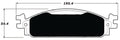 Porterfield Brake Pads for 2009 LINCOLN MKS