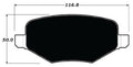 Porterfield Brake Pads for 2010 FORD TAURUS SHO