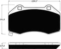 Porterfield Brake Pads for 2007 CHEVROLET COBALT  SS Brembo Front Calipers