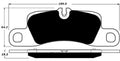 Porterfield Brake Pads for 2013 PORSCHE CAYENNE Ceramic Discs
