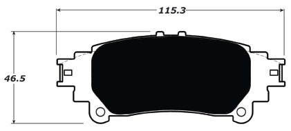 Porterfield Brake Pads for 2017 TOYOTA SIENNA