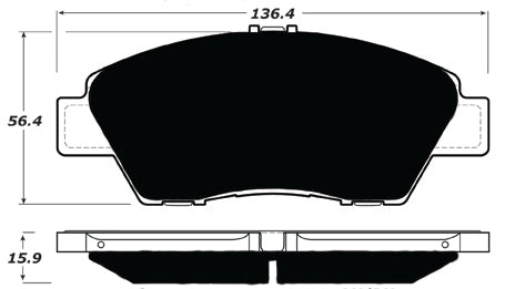 Porterfield Brake Pads for 2014 HONDA CR-Z