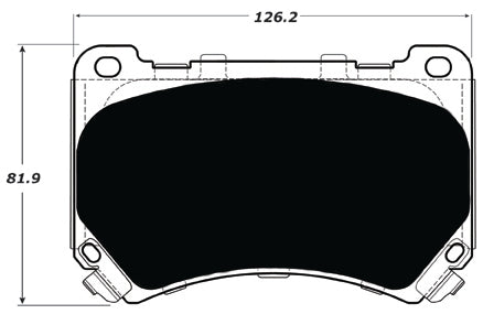 Porterfield Brake Pads for 2012 HYUNDAI GENESIS SEDAN R Spec 5.0L V8