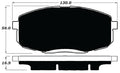 Porterfield Brake Pads for 2012 KIA FORTE 2.4L