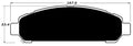 Porterfield Brake Pads for 2011 TOYOTA VENZA