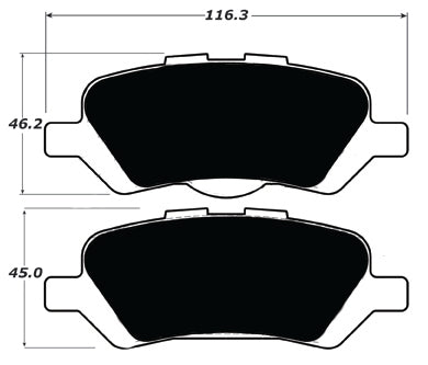 Porterfield Brake Pads for 2012 TOYOTA VENZA