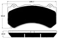 Porterfield Brake Pads for 2018 CHEVROLET Camaro SS Brembo 6 Piston