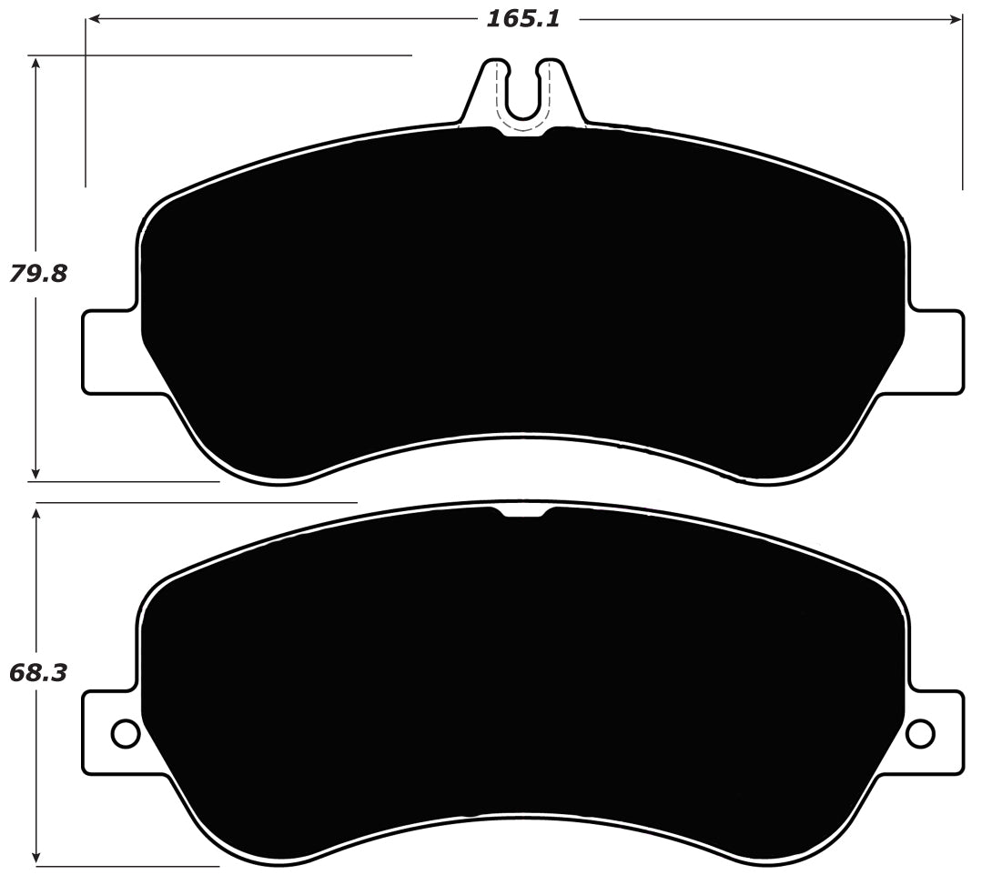 Porterfield Brake Pads for 2010 MERCEDES-BENZ GLK350