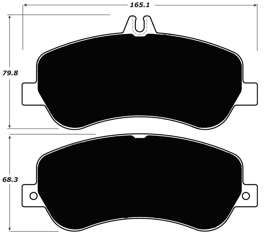 Porterfield Brake Pads for 2014 MERCEDES-BENZ GLK350