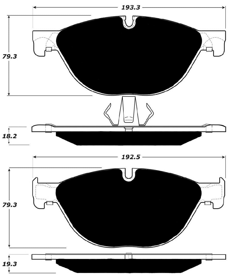 Porterfield Brake Pads for 2011 BMW 750 Series