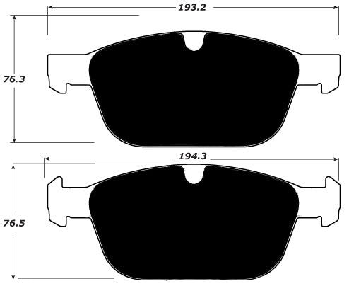 Porterfield Brake Pads for 2016 VOLVO XC60