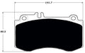 Porterfield Brake Pads for 2011 MERCEDES-BENZ E550 Sedan / 4Matic