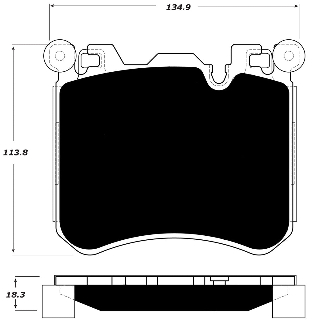 Porterfield Brake Pads for 2014 BMW X6 M