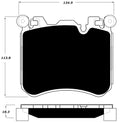 Porterfield Brake Pads for 2014 BMW X6 M