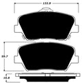 Porterfield Brake Pads for 2016 HYUNDAI AZERA